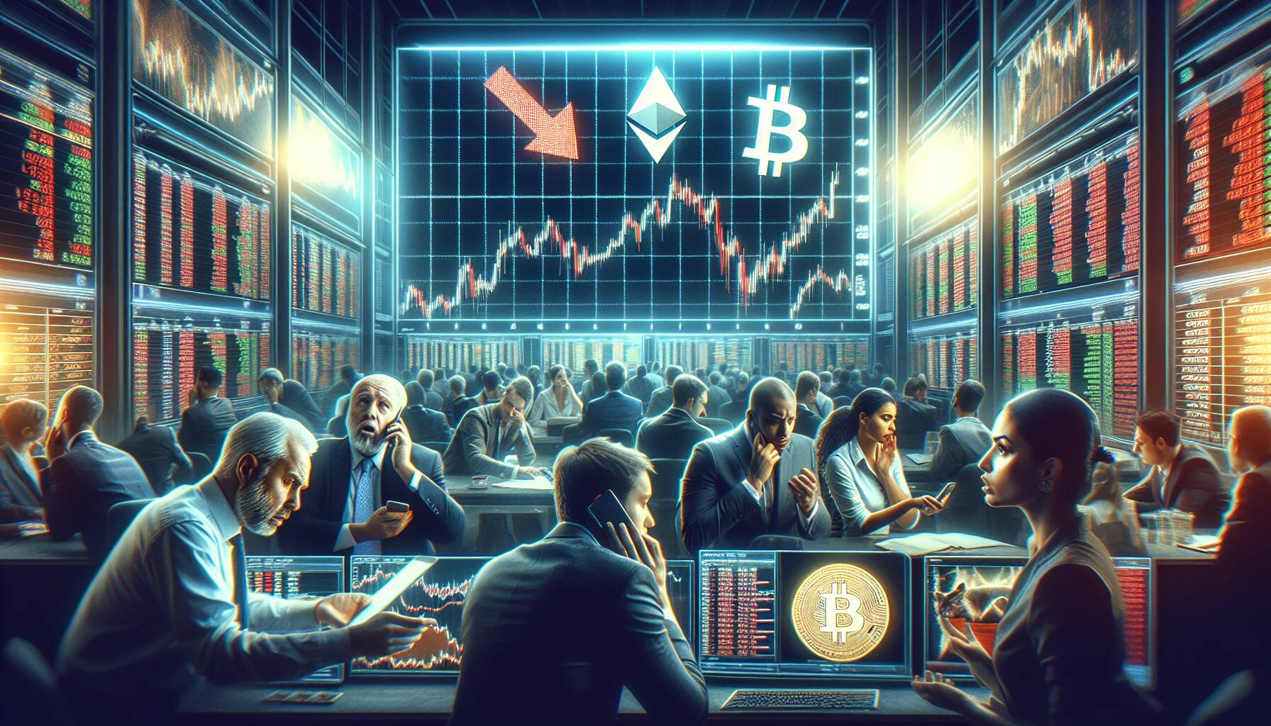 Crypto market struggles amid economic uncertainty