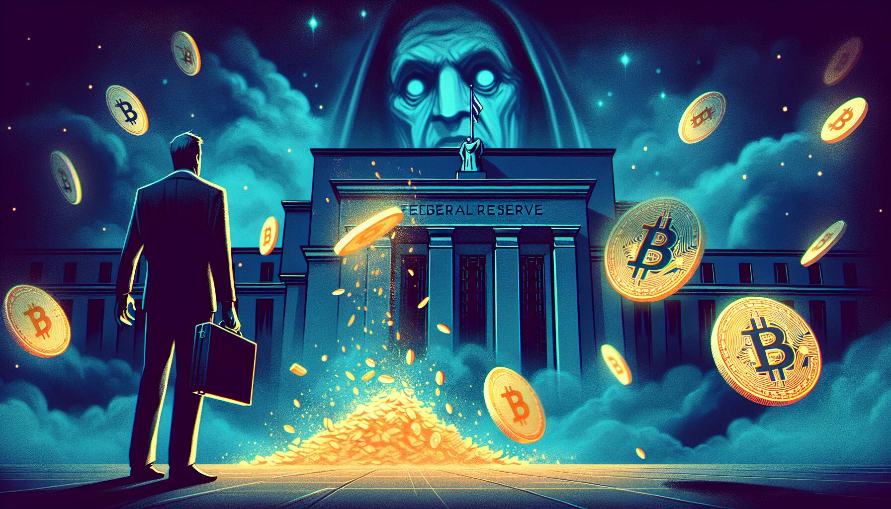 Bitcoin and Crypto Prices Plunge as Federal Reserve Fears Spark Financial Crisis Concerns