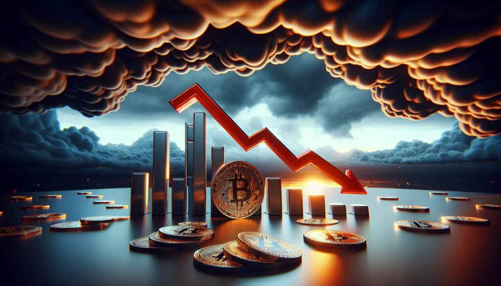 Bitcoin faces significant decline amid market volatility