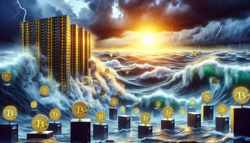 Bitcoin miners see revenue rise amid market volatility