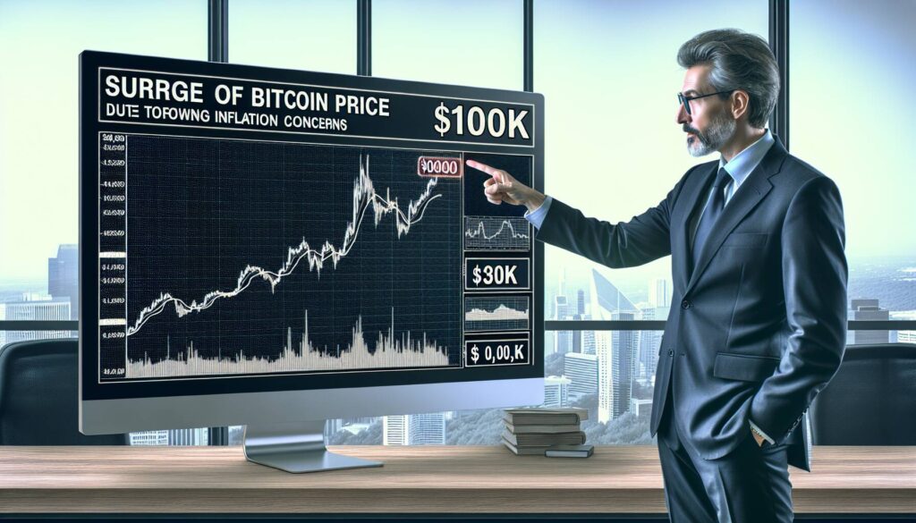 BlackRock CEO Larry Fink Predicts Bitcoin Price Surge to 0K as Inflation Concerns Grow