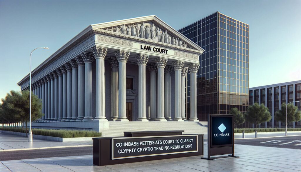 Coinbase petitions court to clarify crypto trading regulations