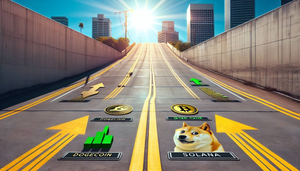 Crypto dynamics shift as Dogecoin drops and Solana rises