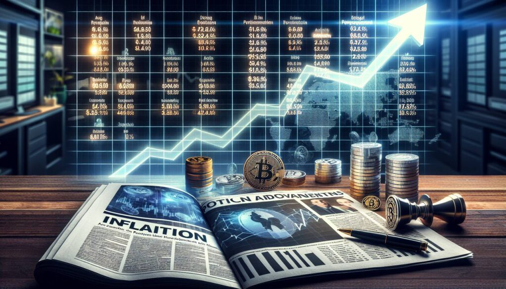 Crypto market optimism fueled by inflation data and political developments