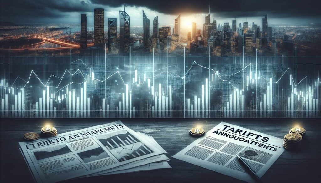 Crypto market struggles amid tariff announcements