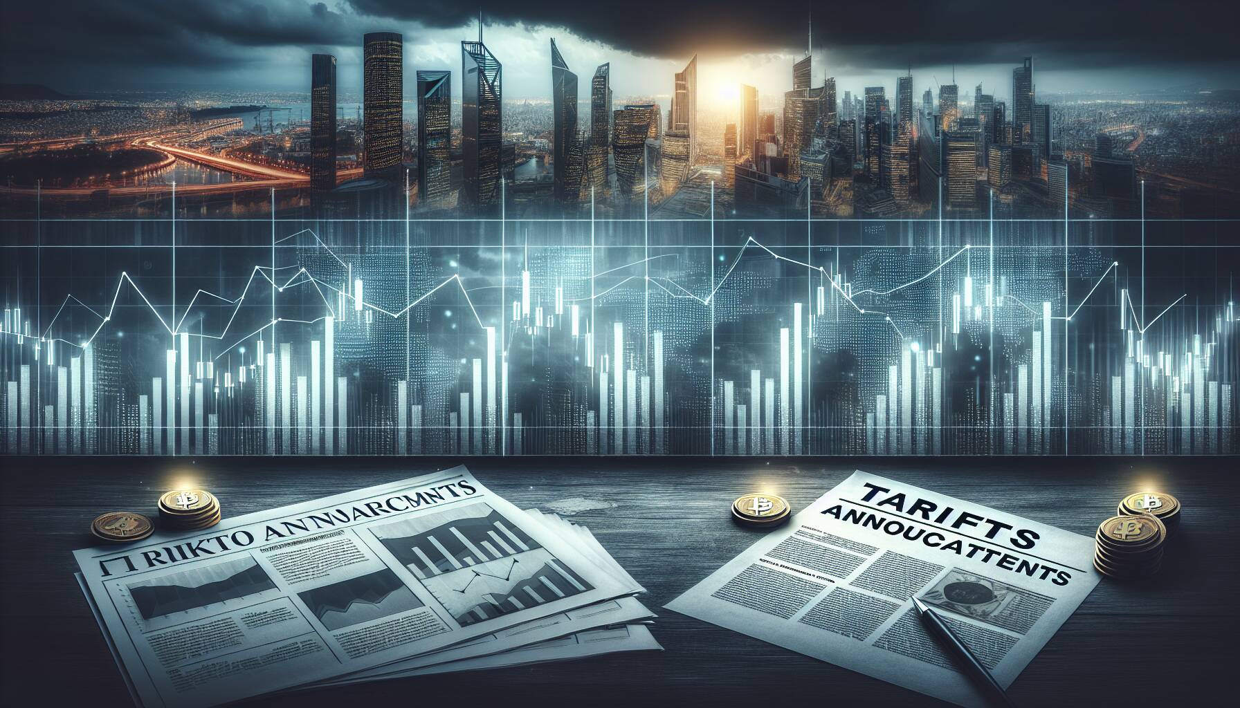 Crypto market struggles amid tariff announcements