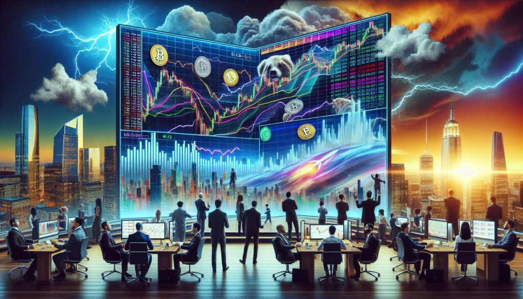 Crypto market turbulence amid economic uncertainties