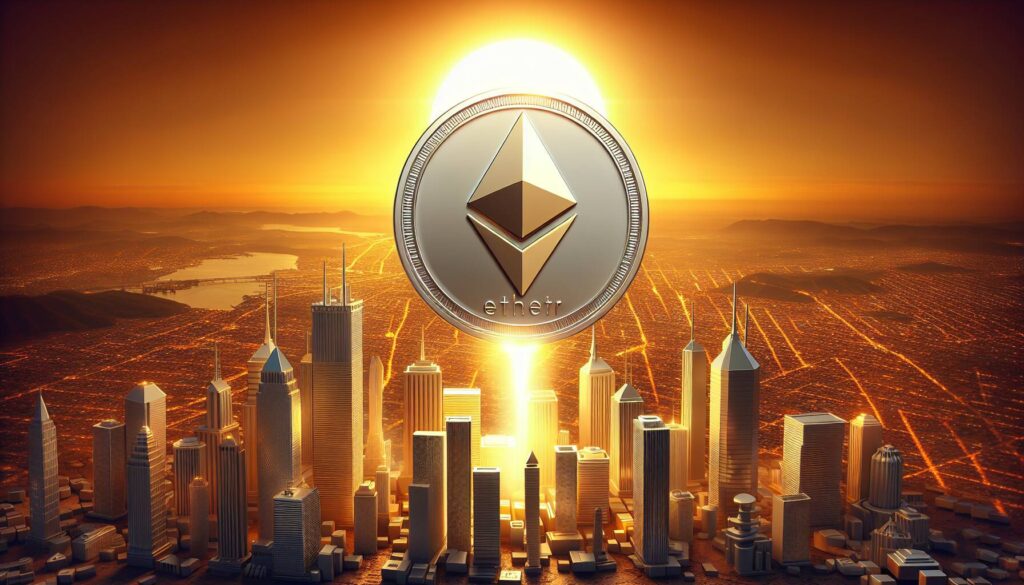 Ether's rise as a strong contender in the cryptocurrency market