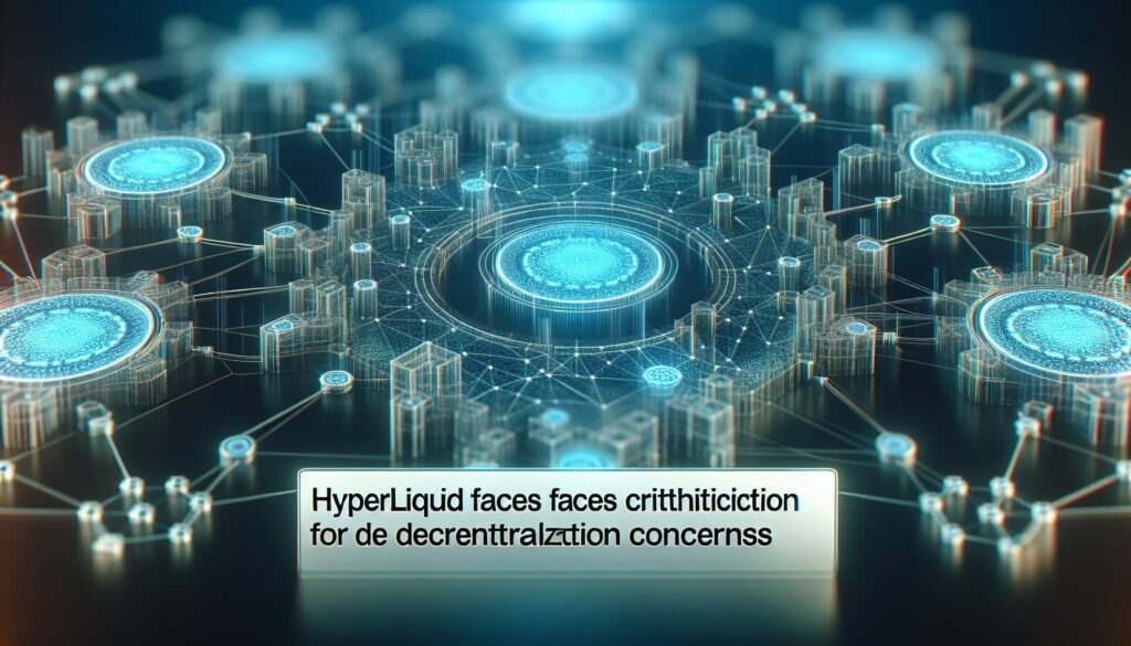 HyperLiquid faces criticism over decentralization concerns