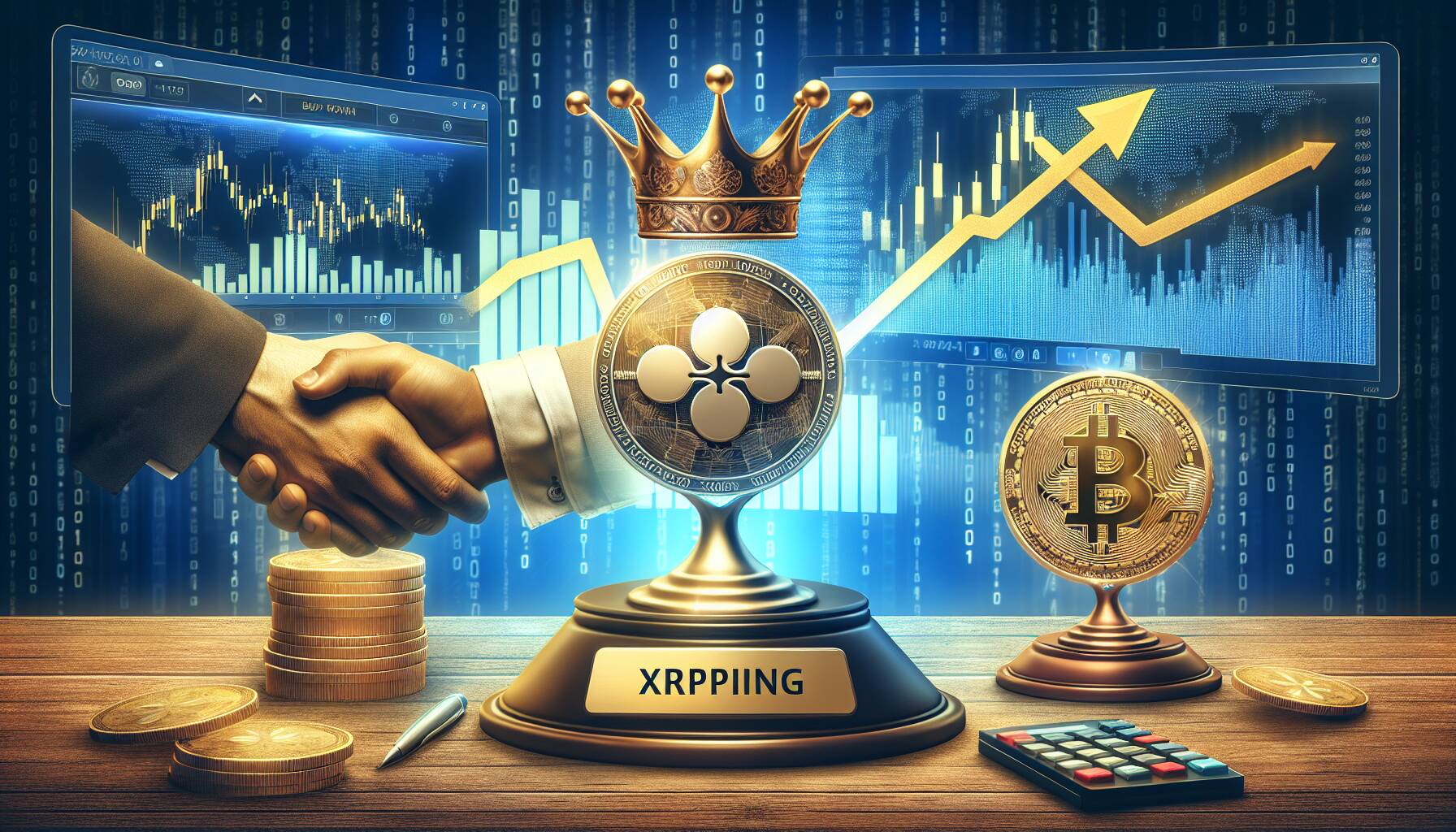 XRP leads trading volume on Coinbase as Bitcoin trails