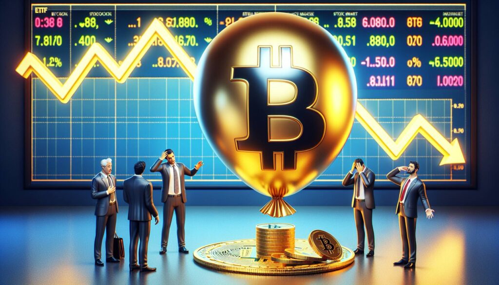 Bitcoin ETF outflows reflect investor caution
