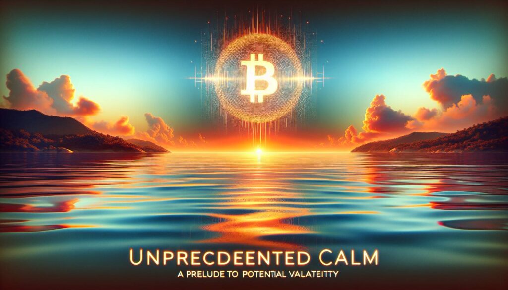 Bitcoin experiences unprecedented calm before potential volatility