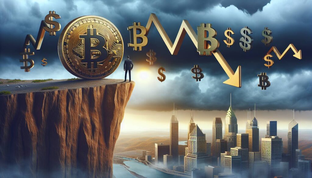 Bitcoin faces severe decline amid external economic pressures