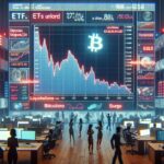 Bitcoin Faces Sharp Decline as ETFs Unload, Liquidations Surge