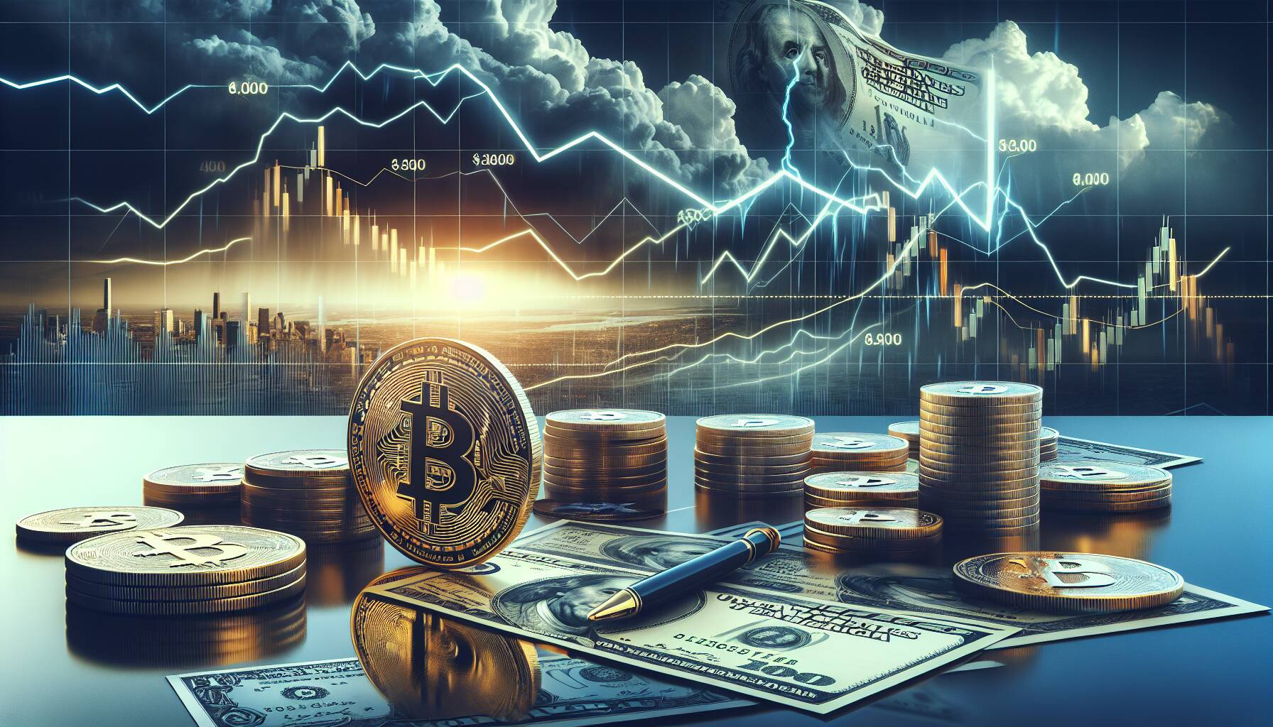 Bitcoin faces significant decline amid market turbulence