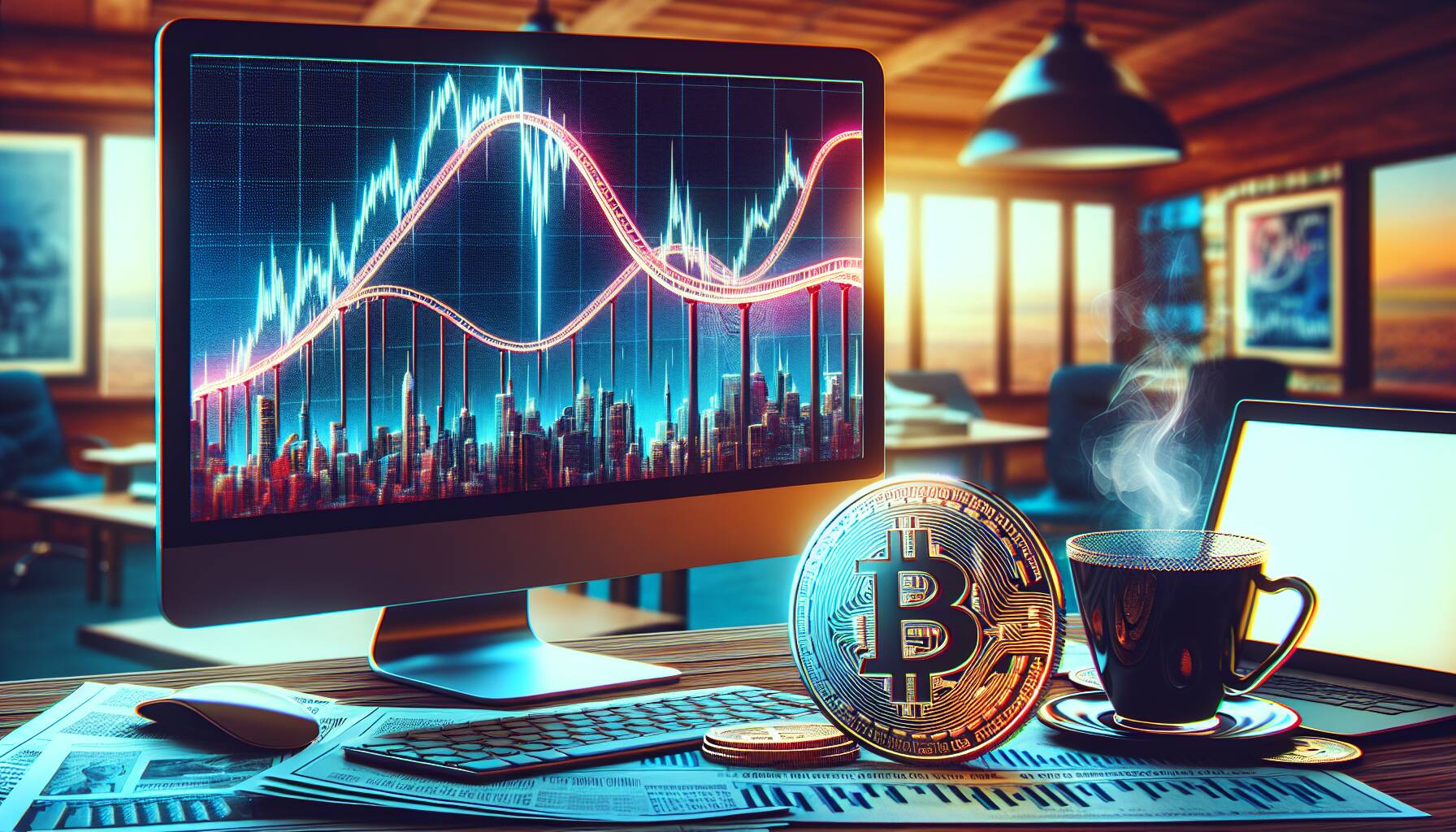 Bitcoin faces significant downturn amid volatility in markets