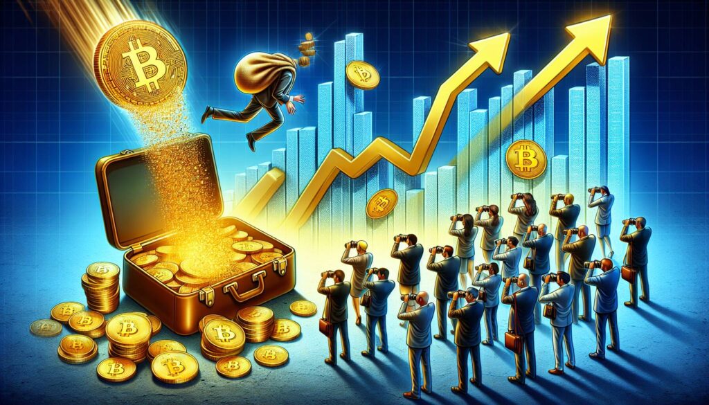 Bitcoin outflows surge as gold ETFs attract investors