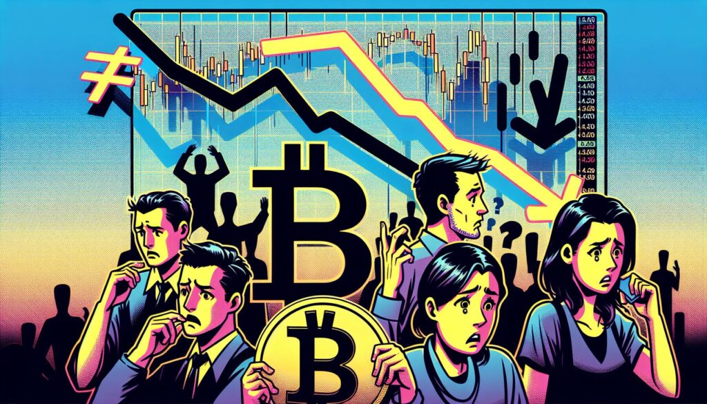 Bitcoin Plummets to 3-Month Low Amid Nasdaq Futures Decline and Japanese Yen Concerns: What's Next for Crypto Investors?