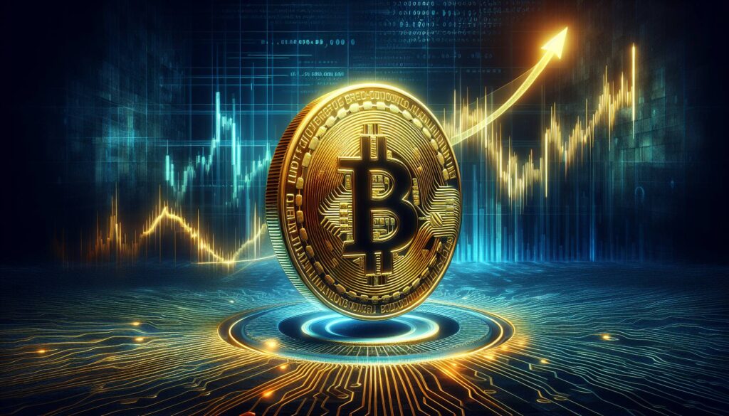 Bitcoin rebounds near key level amid market volatility