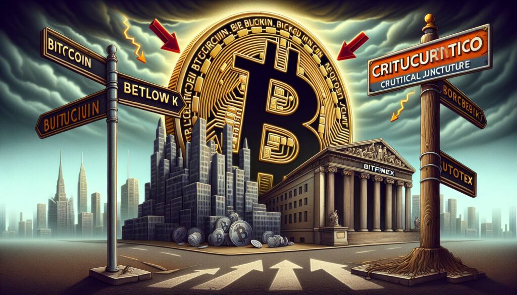 Bitcoin's Price Plummets Below K as Bitfinex Warns of Critical Juncture