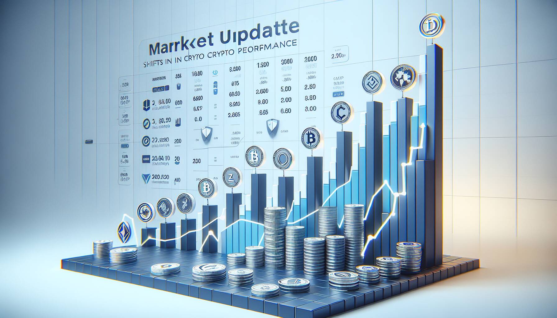CoinDesk 20 market update highlights shifts in crypto performance