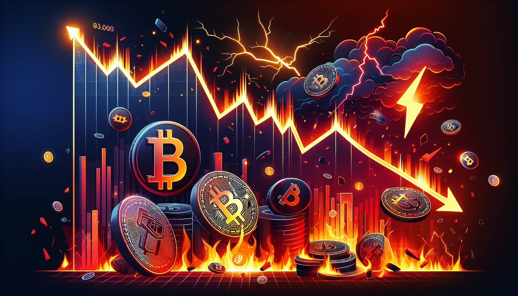 Crypto Market Plunges: Bitcoin Drops Below ,000 in Trillion Shock