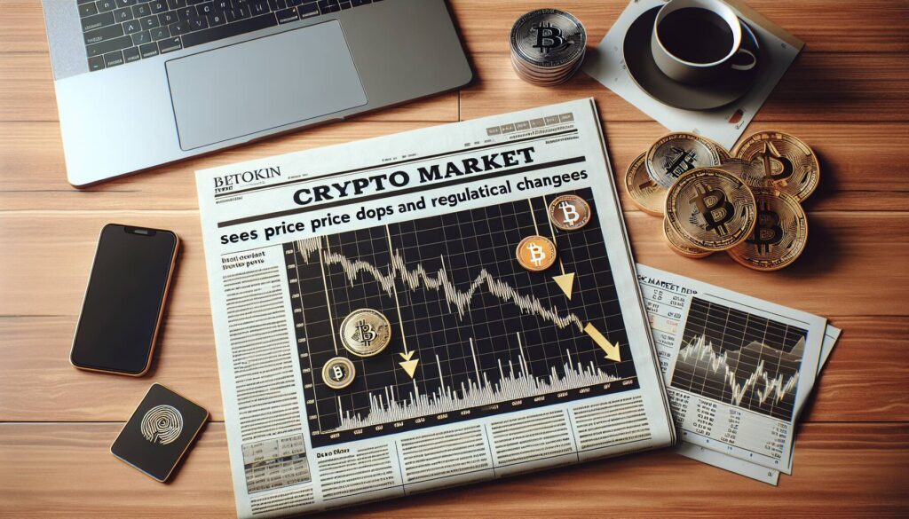 Crypto market sees price drops and regulatory changes