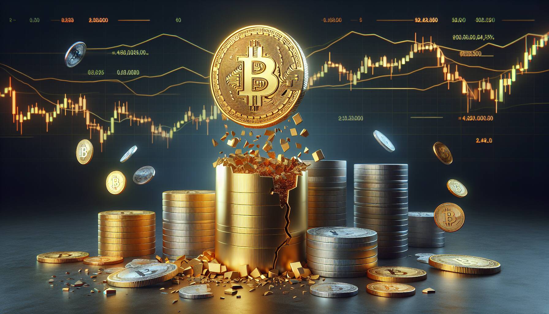 Cryptocurrency market struggles as bitcoin falls to three-month lows