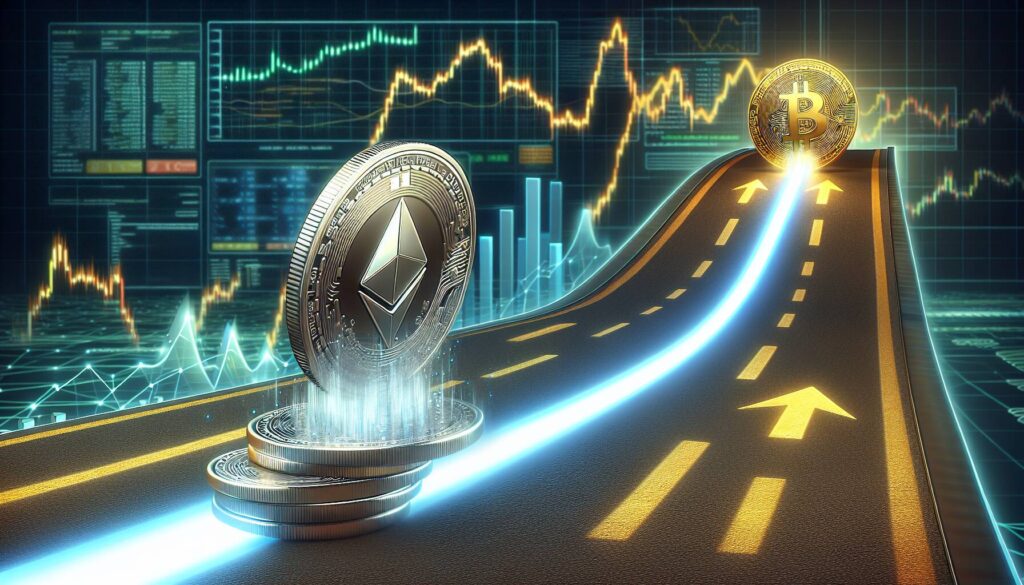 Ether gains momentum as bitcoin falters