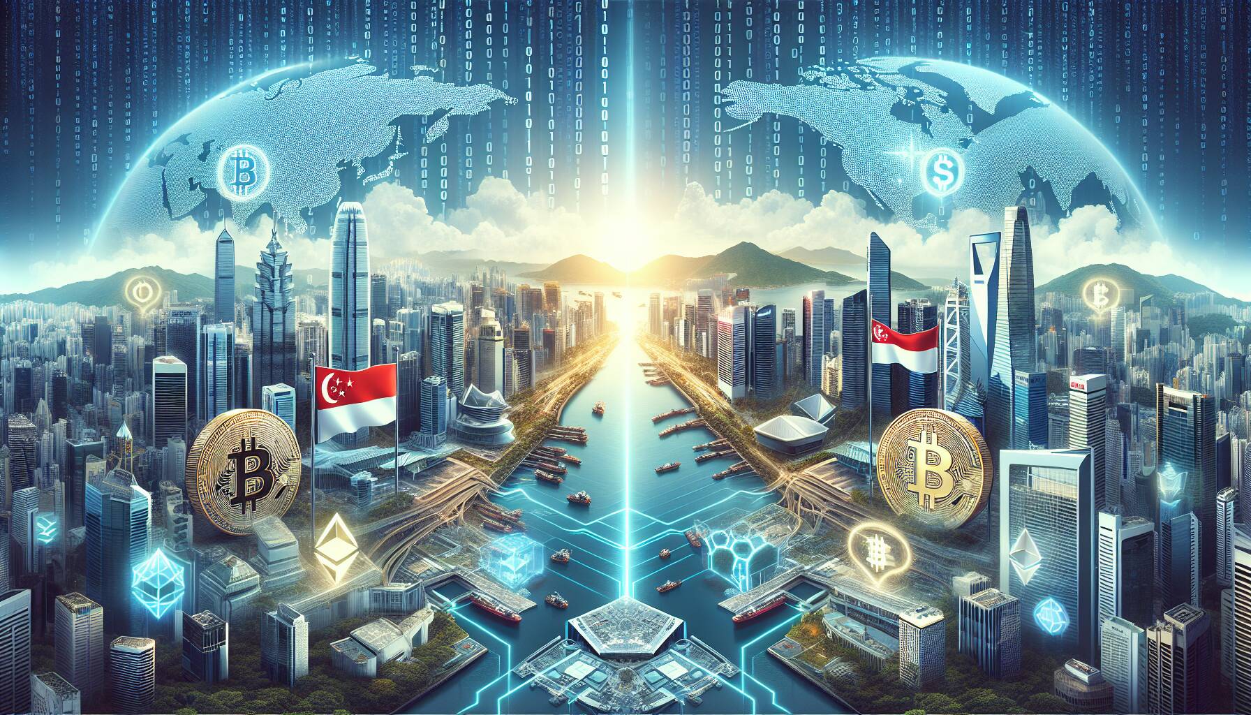Hong Kong and Singapore vie for cryptocurrency dominance