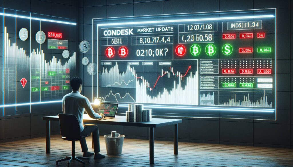 Market update on CoinDesk 20 Index shows mixed results