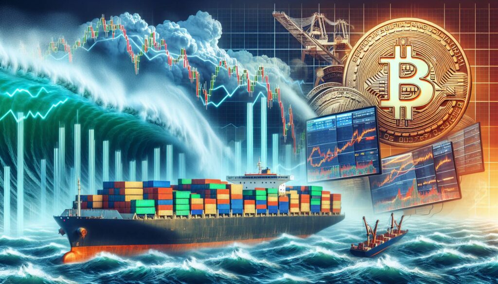 Market volatility from U.S.-China trade tensions impacts Bitcoin and Nasdaq futures