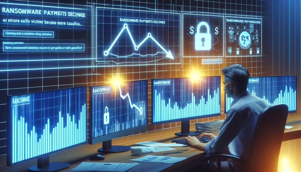 Ransomware payments decline as victims become more cautious