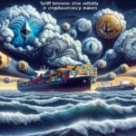 Tariff tensions drive volatility in cryptocurrency markets