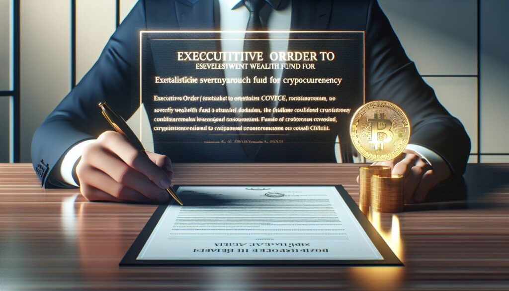 Trump signs executive order to establish sovereign wealth fund for cryptocurrency