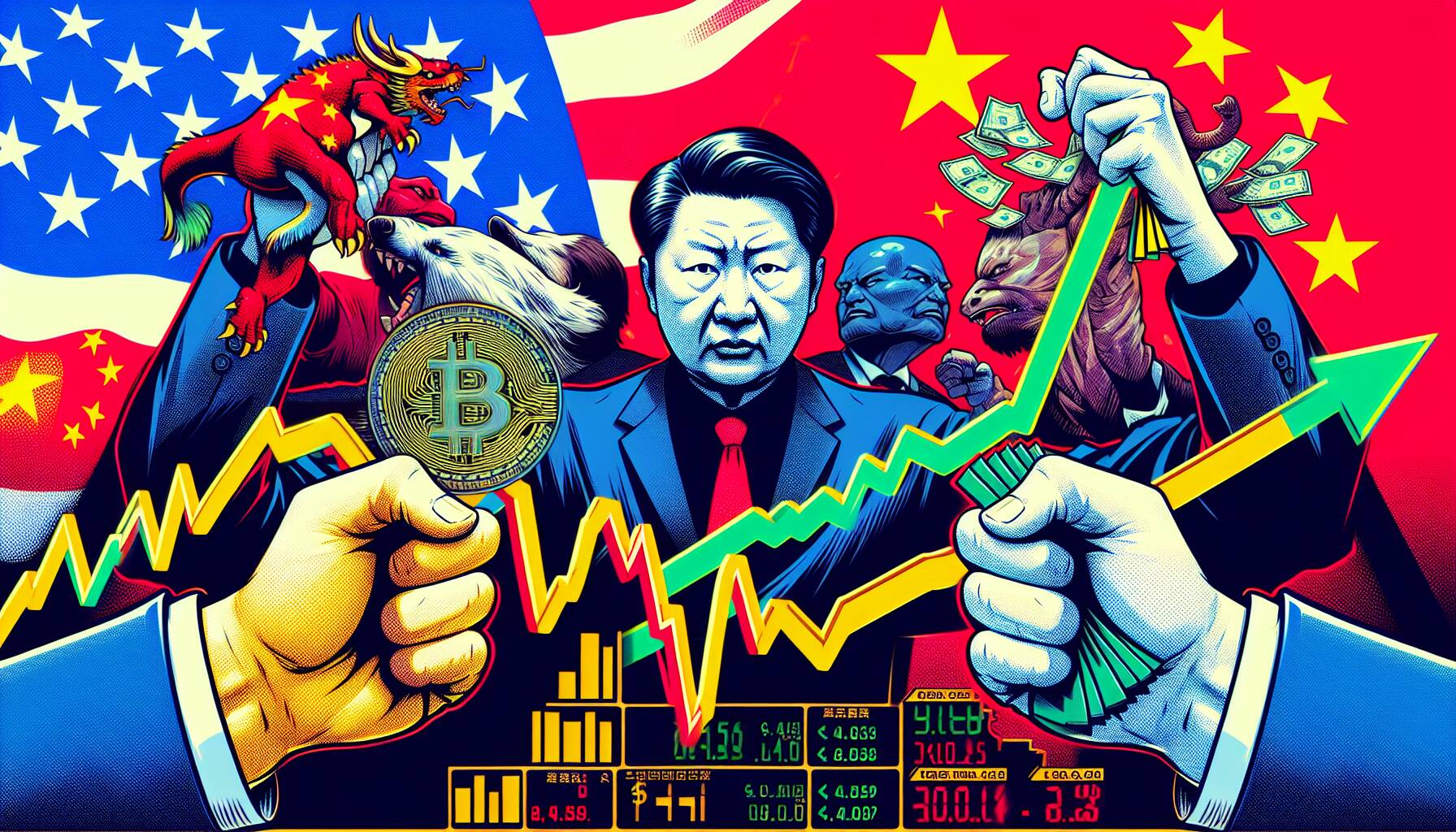 Trump's Trade Standoff: Why Chinese Stocks are Outperforming while Dollar and Bitcoin Lag