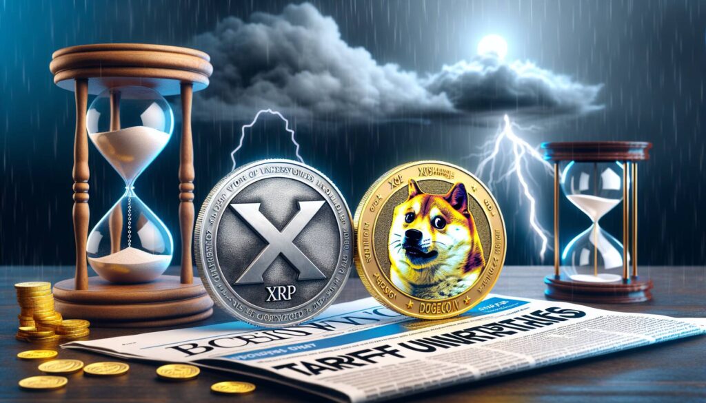 XRP and Dogecoin drop amid tariff uncertainties