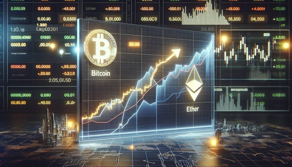 Bitcoin rises as ether lags in shifting market sentiment