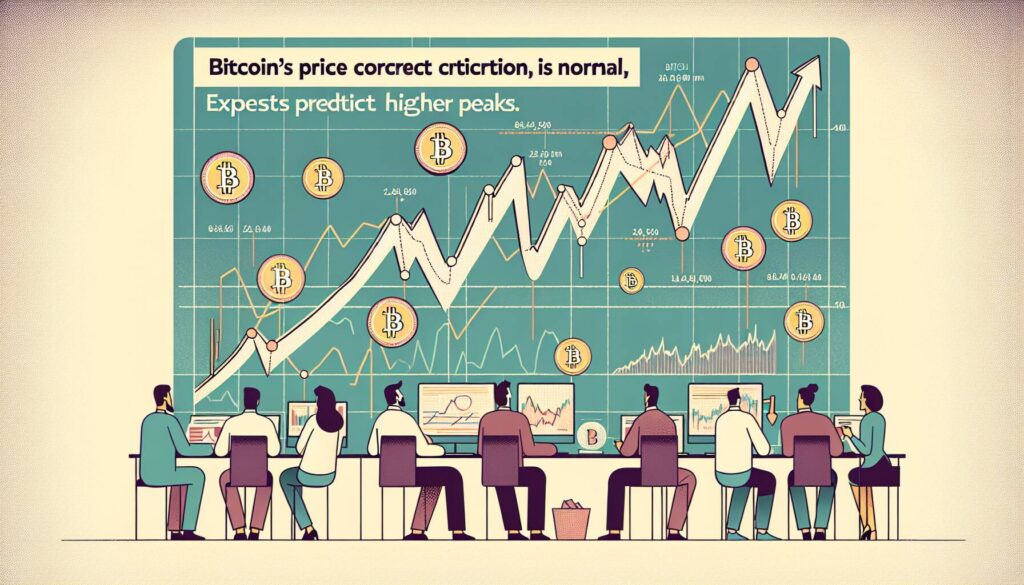 Bitcoin's Price Correction is Normal, Experts Predict Higher Peaks