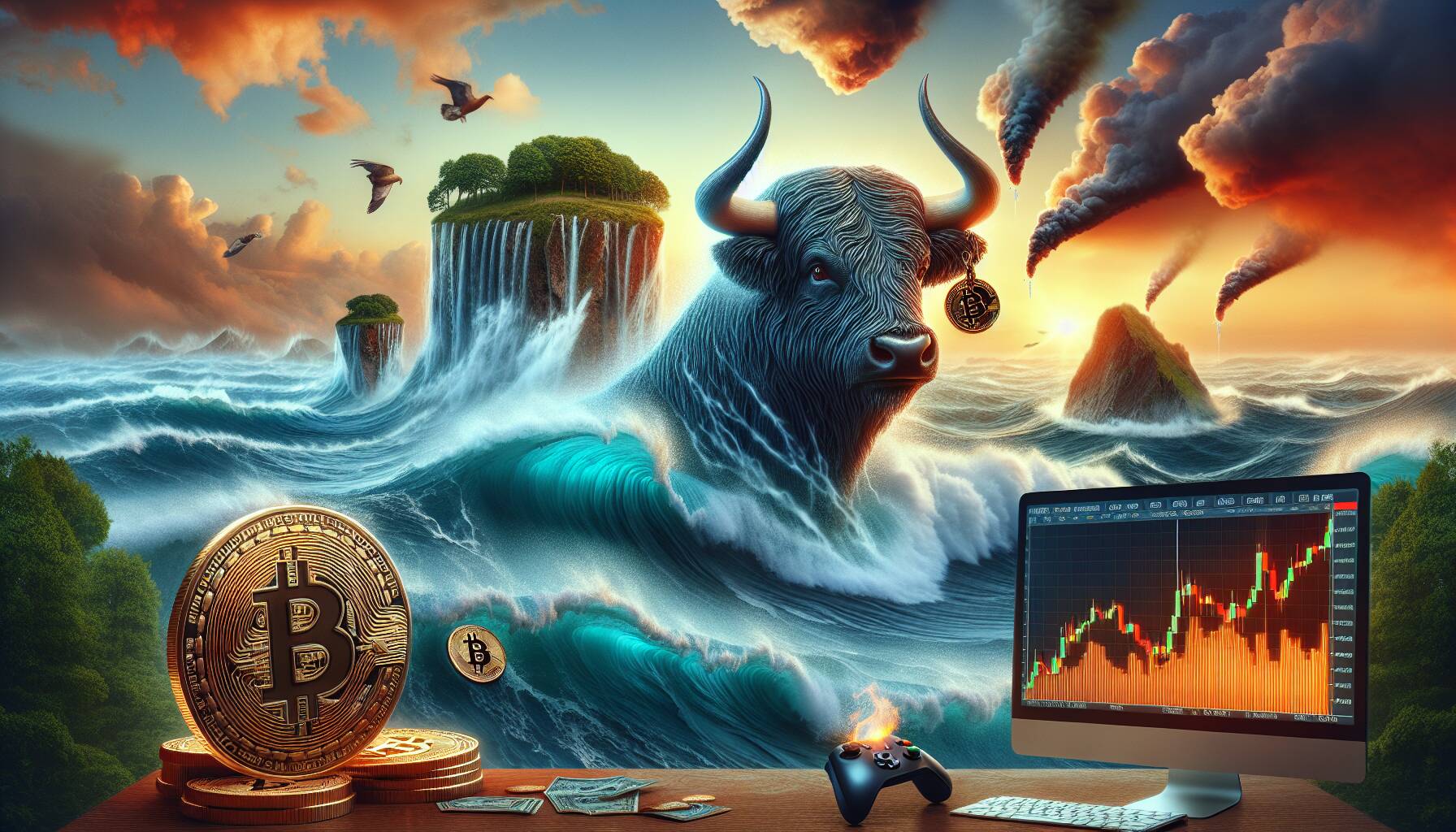 Bitcoin's volatility amid GameStop's treasury strategy