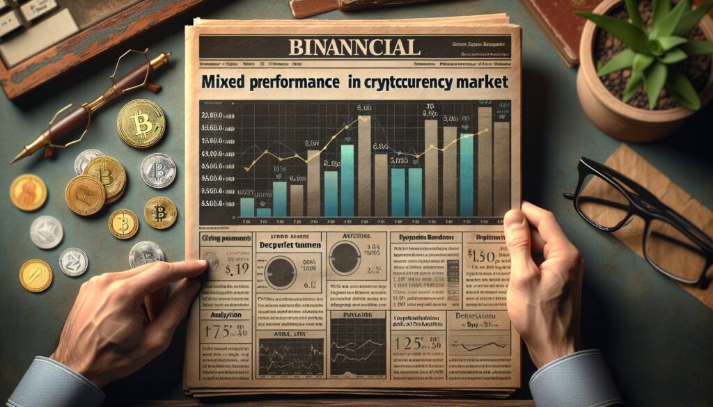 CoinDesk 20 Index shows mixed performance in cryptocurrency market