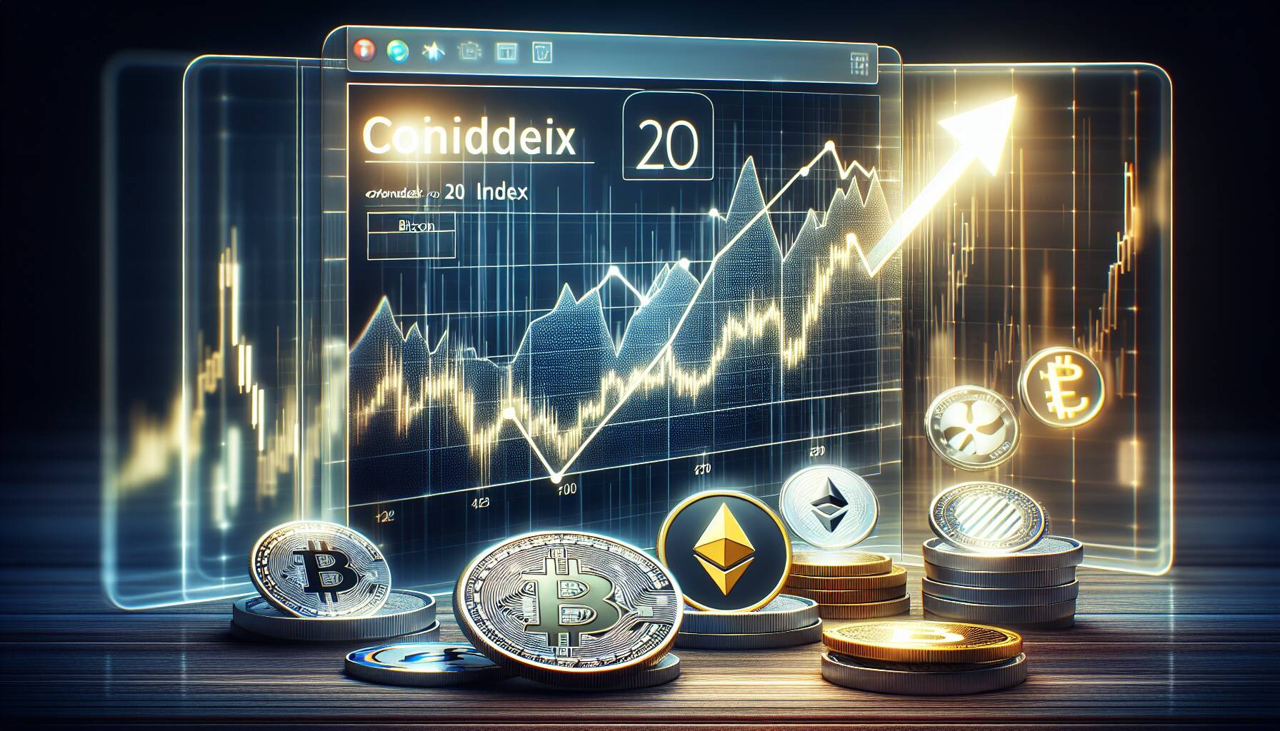 CoinDesk 20 index shows upward trend in cryptocurrency market