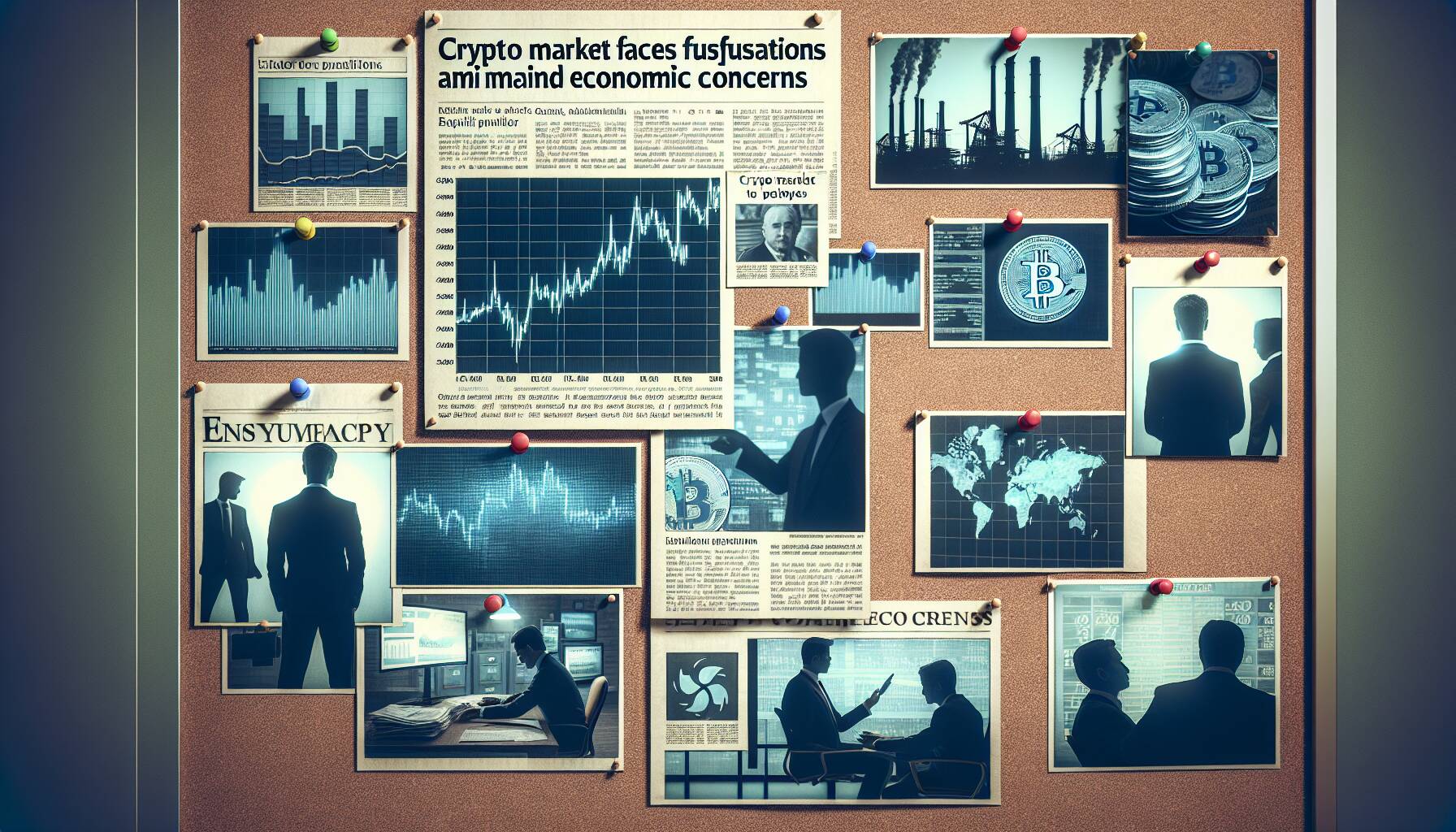 Crypto market faces modest fluctuations amid economic concerns