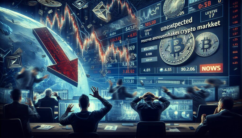 Crypto market turmoil following Trump's reserve announcement