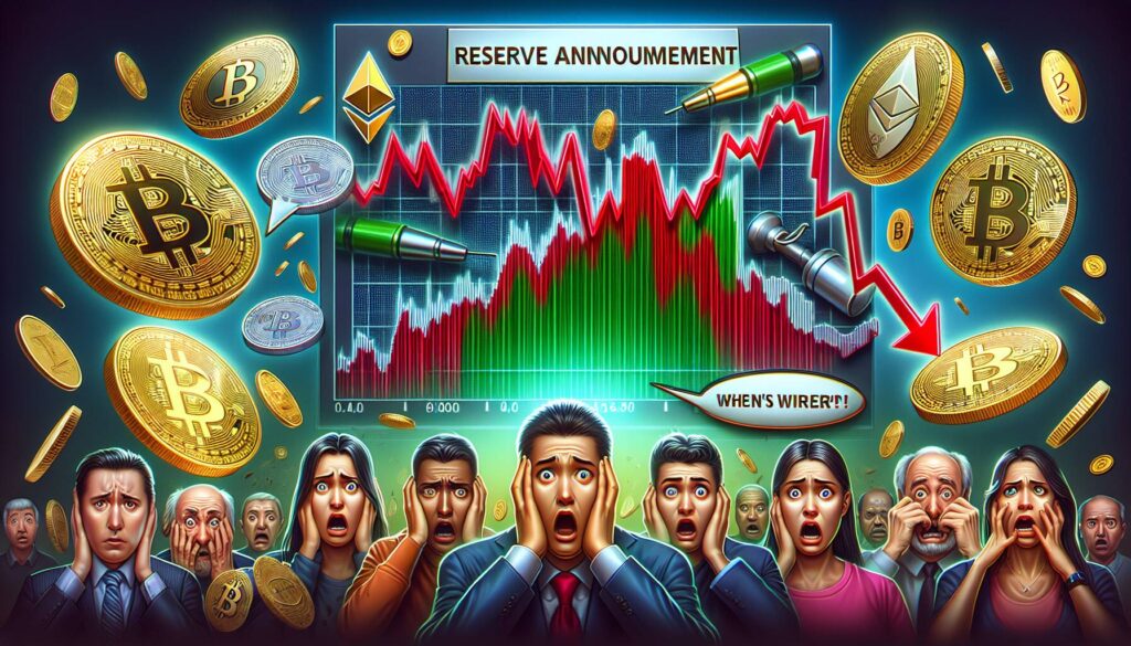 Crypto market turmoil following Trump's reserve announcement
