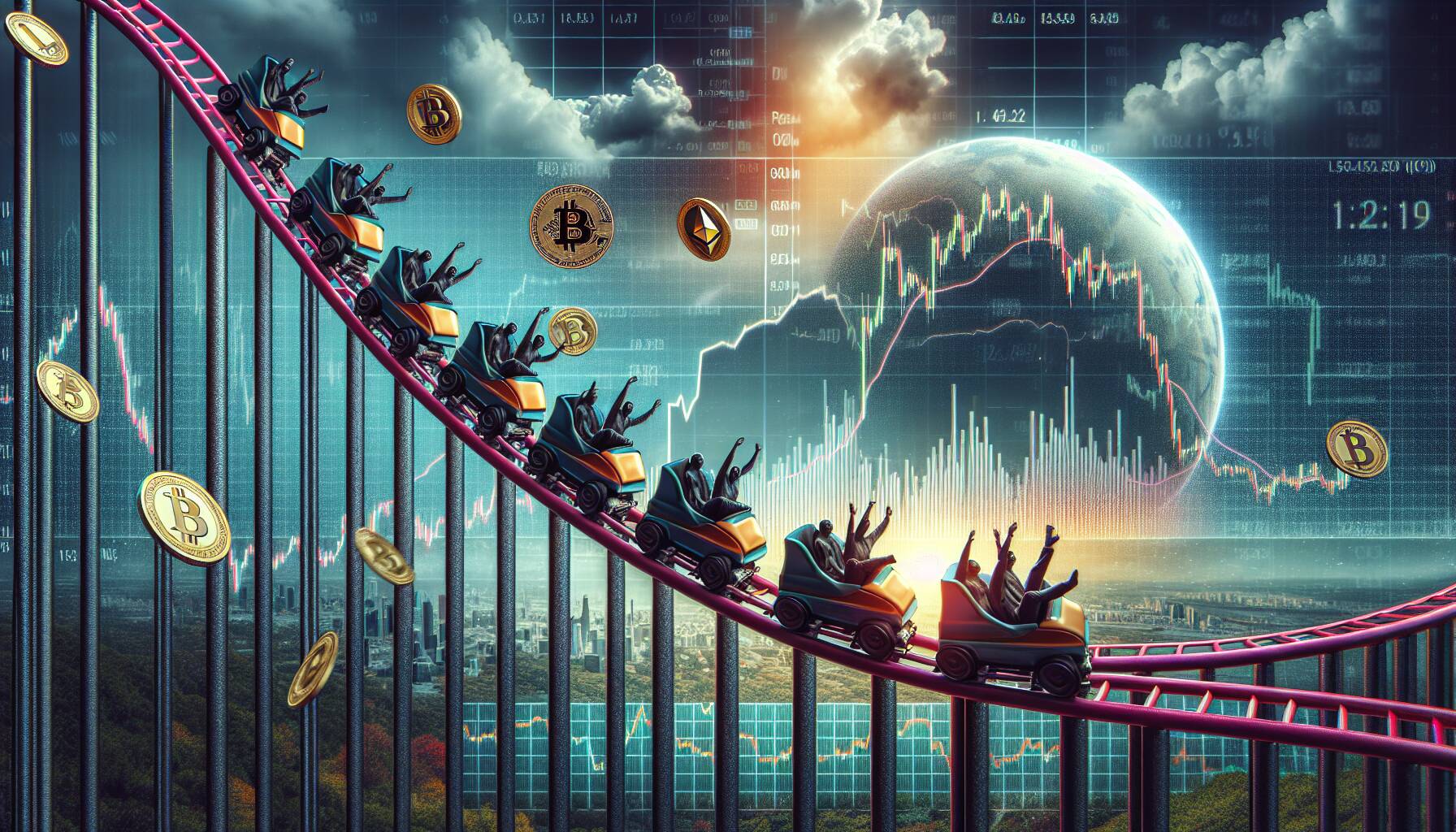 Cryptocurrency market faces sharp decline