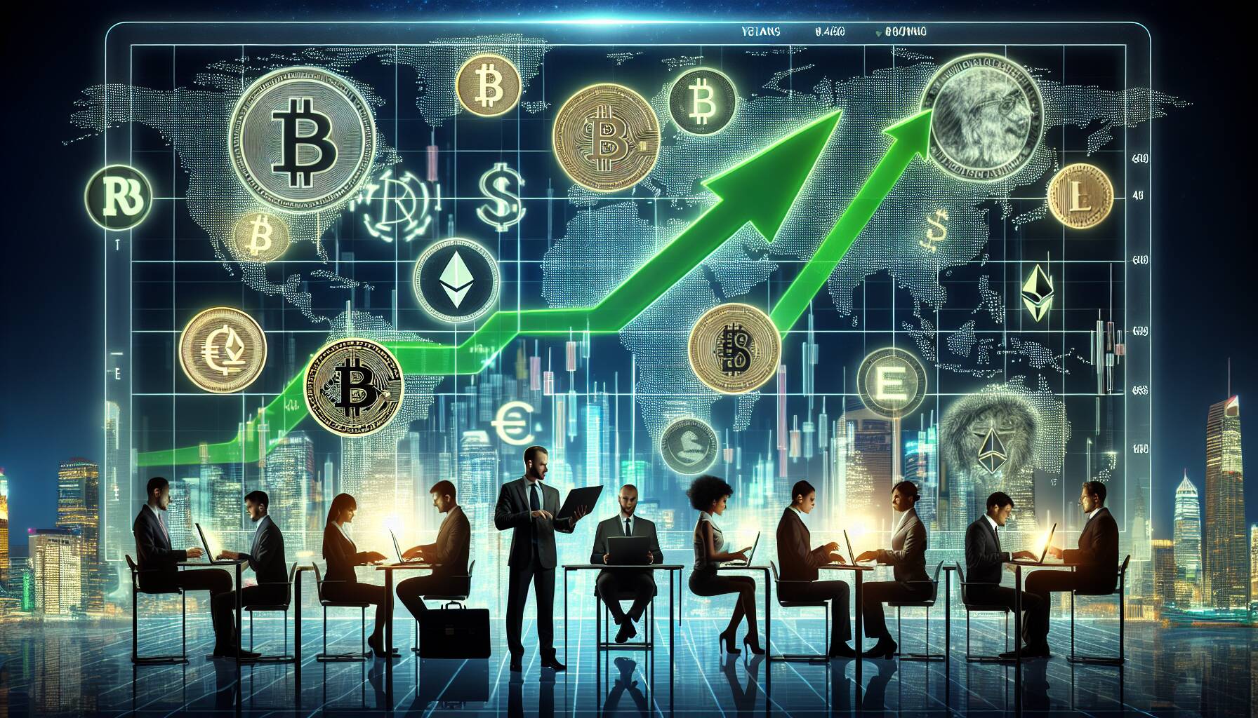 Cryptocurrency market trends show upward momentum