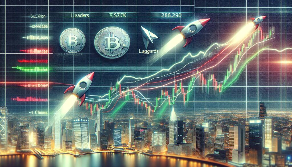 Cryptocurrency market update highlights leaders and laggards