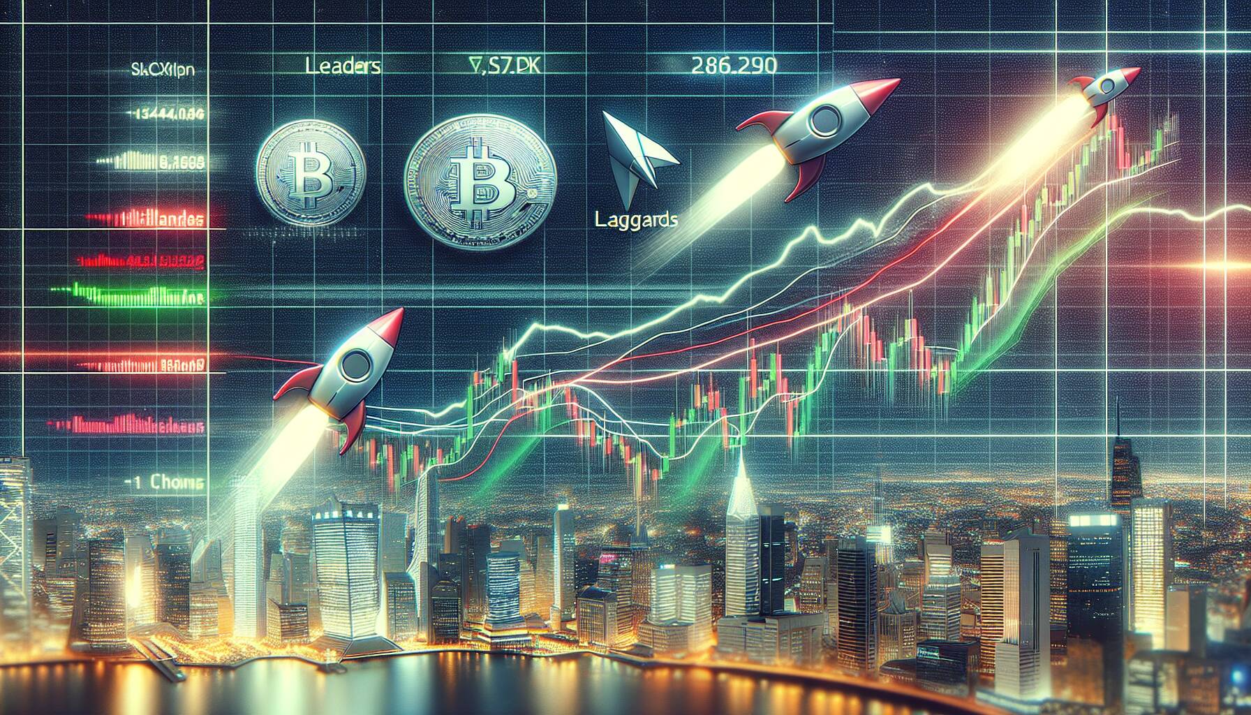 Cryptocurrency market update highlights leaders and laggards