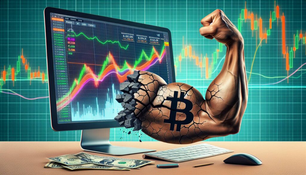 Dollar strength and Bitcoin's contrasting trends
